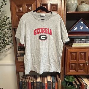 Champion Gray Georgia Logo Men's Tee